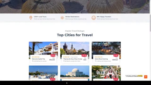 Travlio - Travel Booking WordPress Theme sailing 14 Easy Create Website смотреть онлайн