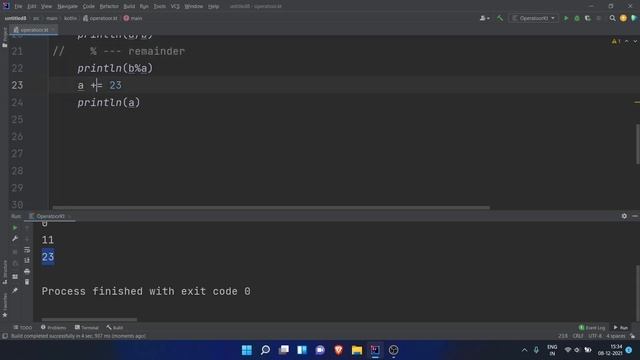 Operators in kotlin | Kotlin complete course in hindi | #14 смотреть онлайн