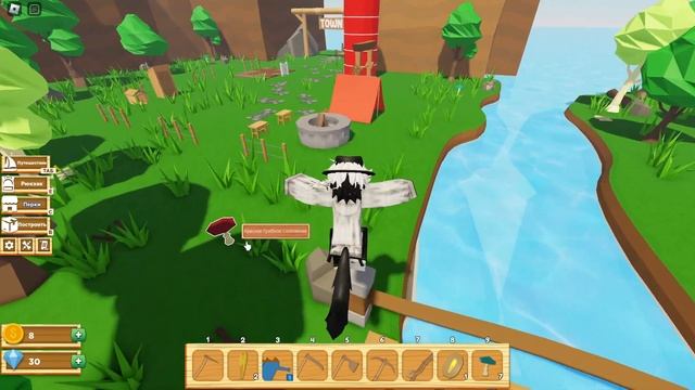делаю свою ферму в игре Ферма [БЕТА] ROBLOX смотреть онлайн