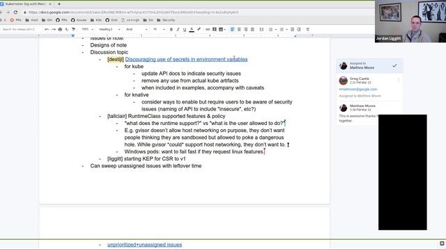 Kubernetes SIG Auth смотреть онлайн