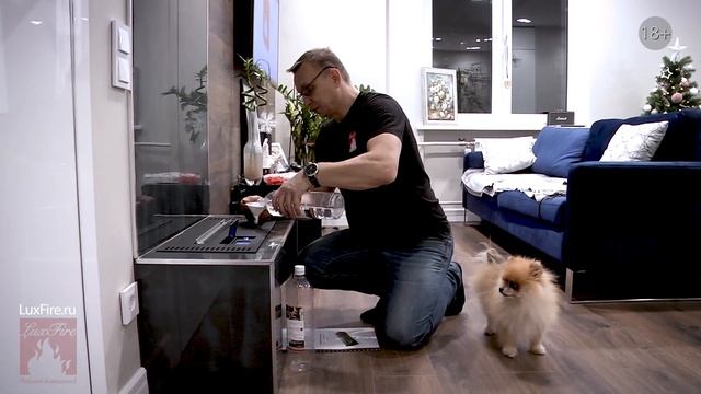 Установка и запуск автоматического биокамина Lux Fire в квартире смотреть онлайн