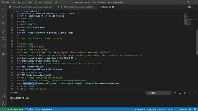 Multi Stage Microservice Build смотреть онлайн