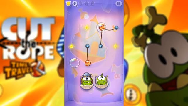 Cut the Rope Time Travel - A IDADE MÉDIA / Primeiras Fases смотреть онлайн