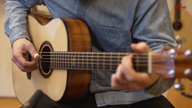 Pi OM Bolivian Ebony Moon Spruce played by Emil Ernebro | Demo смотреть онлайн