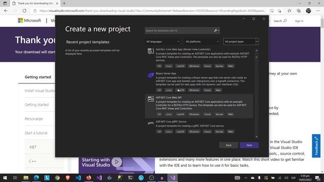 C# Desde Cero: Instalación de Visual Studio 2022 y Hola Mundo C# смотреть онлайн