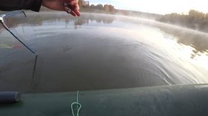 рыбалка на кольцо ловля язя леща с лодки на реке Чулым