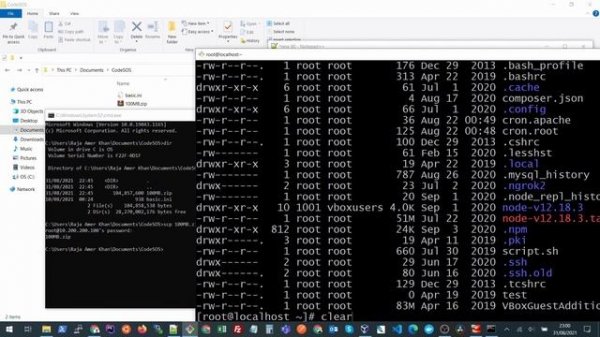 Copy file from Windows to Linux