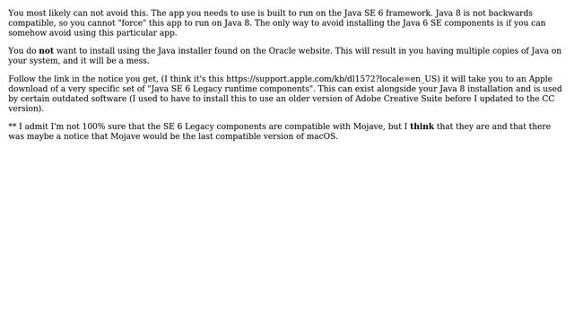 Apple: I have Java 8. An app wants Java 6 (legacy one). Can I avoid that? (2 Solutions!!) смотреть онлайн