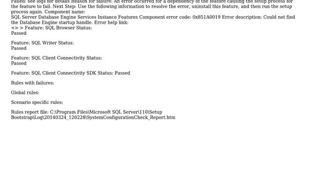 Installing SQL Server 2012 Express fails with error " Could not find the Database Engine startup... смотреть онлайн