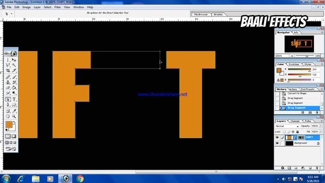 stretch text effects | adobe photoshop 7.0 | adobe photoshop tutorial | baali effects смотреть онлайн