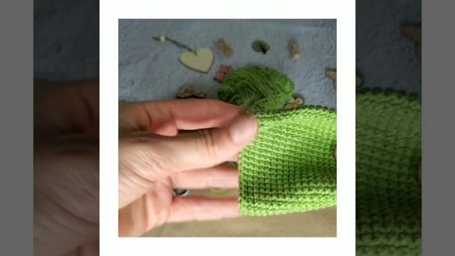 Fragment of crocheting the ear of little Yoda / Элемент вязания уха моего МК с Йодом.