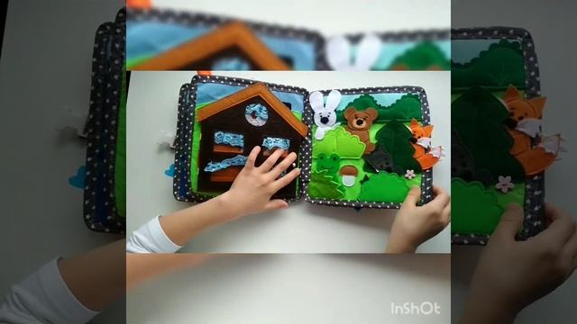 Книжка из фетра - Развивающая. Ёжик смотреть онлайн