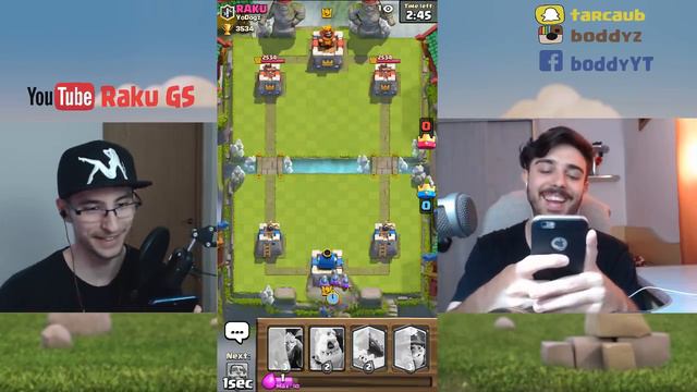JUCAM SAH IN CLASH ROYALE CU RAKU !!! Clash Royale Romania смотреть онлайн