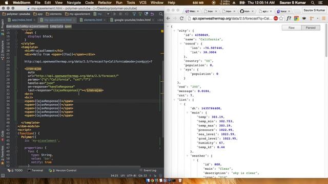Polymer Tutorials 1.0 #25 Creating web app using Ajax in Polymer web app Part 2 смотреть онлайн