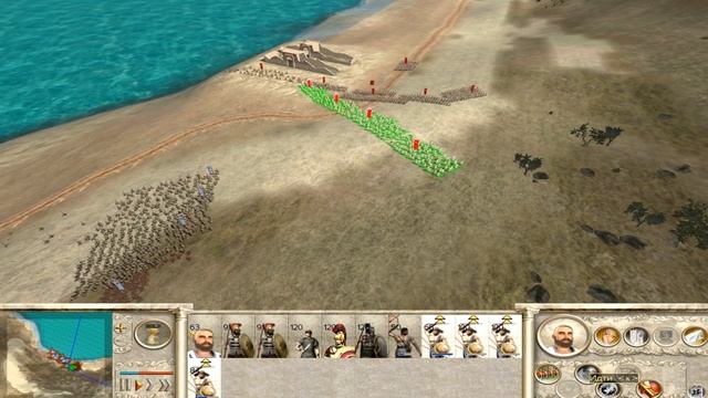 Сражение при Фермопилах для мода Hybris. Тестирование битвы. смотреть онлайн