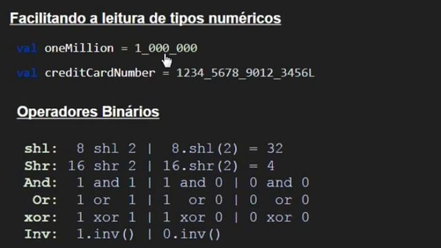 Kotlin Introdução - Basic Data Types смотреть онлайн