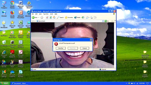 Among Us trap remix but it's Windows XP смотреть онлайн