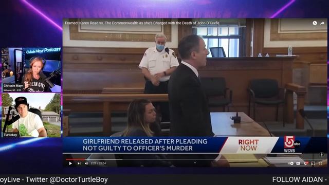 LIVE Chrissie Mayr Podcast with Aidan Kearney aka Turtle Boy! Karen Read Case смотреть онлайн