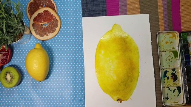 Рисуем лимон Draw lemon смотреть онлайн