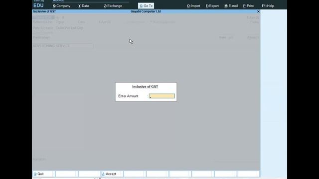 About of Supply of Services in Tally Prime | GIT Education смотреть онлайн