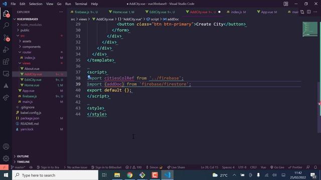 Building a CRUD Application with Vue Js version 3 and Firebase SDK Version 9 2022 смотреть онлайн
