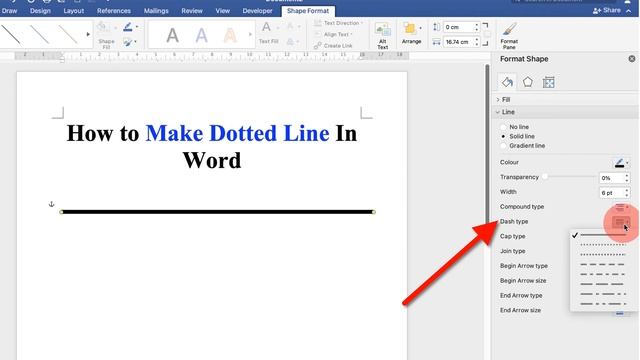 How to Make Dotted Line In Word (MS Word) смотреть онлайн