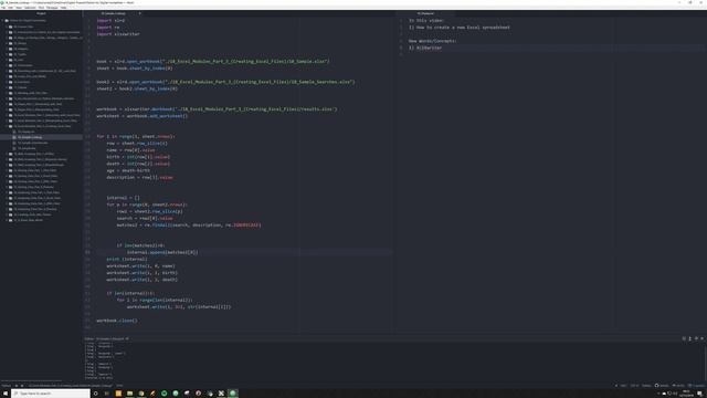 Python for Digital Humanities (18: Creating Excel Files with XLSXwriter) смотреть онлайн