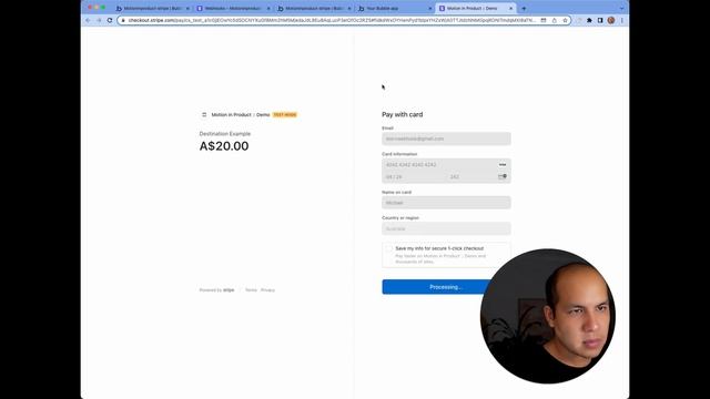 How to use a Stripe webhook for Checkout Sessions | Bubble.io смотреть онлайн