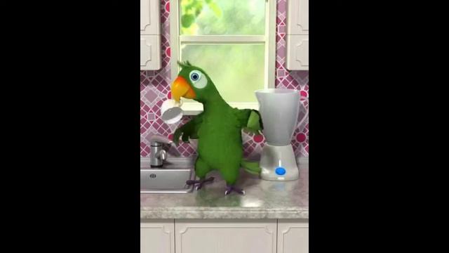 Издевательство над попугаем! Смотреть всем!