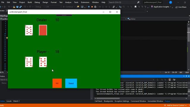 Mobile Class Final - Blackjack Game смотреть онлайн