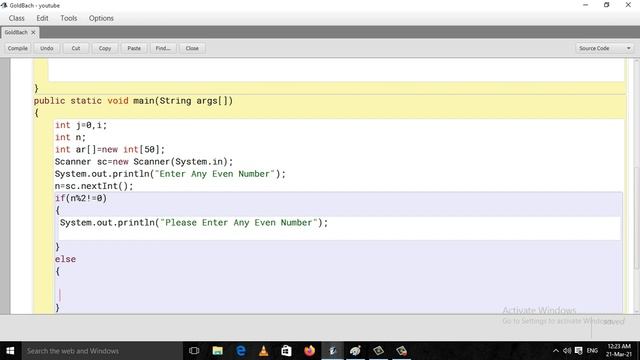 Goldbach number in java || two prime number with given sum || ISC Computer Science Practical || 201 смотреть онлайн