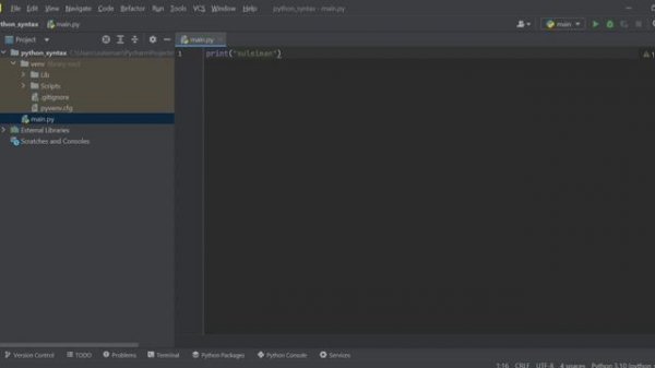 Python Syntax in Hausa
