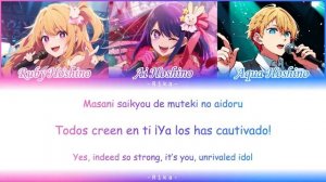 IDOL 「アイドル」 | Chorus/Mashup Ai, Ruby & Aqua Hoshino | Full ROM /ESP/ENG Color Coded | Oshi no Ko OP