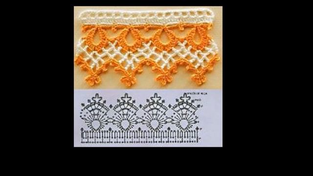 Винтажная кайма крючком: фото и схемы. Подборка № 76 [Вязание. 1000 и 1 узор] смотреть онлайн