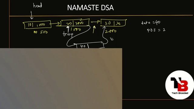 #27 Single Linked List (Inserting a Node After Position) | DSA in Hindi| Namaste DSA |Tech Blooded смотреть онлайн