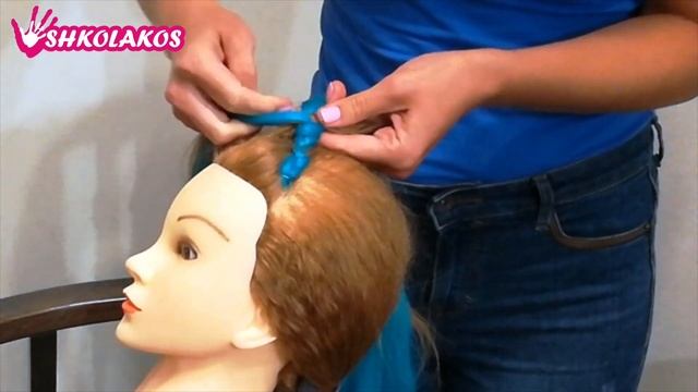 Как плести косы с канекалоном прически на каждый день смотреть онлайн