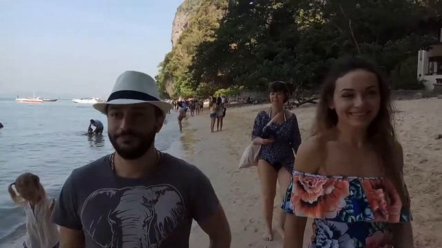 Пляж Пхра Нанг то что не увидели в прошлый раз. Оа Нанг. Краби. Таиланд. смотреть онлайн