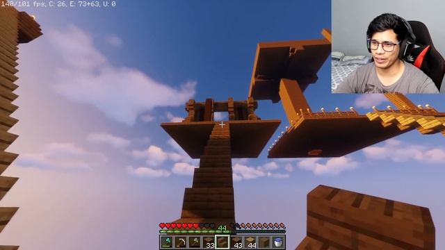 Best Trader Hall in One Block | Minecraft One Block Series Part 13 смотреть онлайн