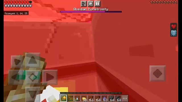 Redstone and Obsidian Monstrositys!!! Minecraft PE, Minecraft Dungeons Addon. By Empty Coso... смотреть онлайн