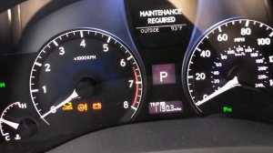 how to reset oil maintenance light on 2015 Lexus RX 350