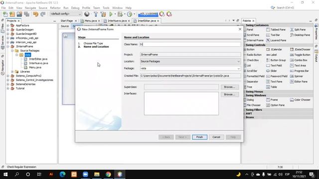 JInternalFrame y JDesktopPane en Java (Ventanas Internas | Interfaces Graficas). Netbeans ??️✅ смотреть онлайн