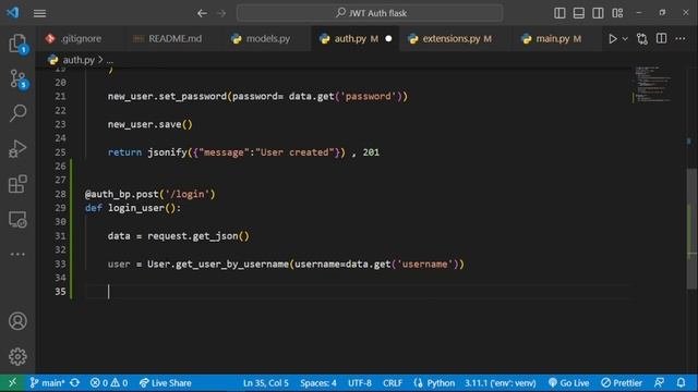 Login Create Access And Refresh Tokens | JWT Authentication For Flask # 4 смотреть онлайн