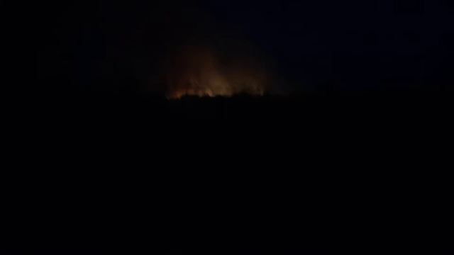 Пожар восточнее Ропшинского шоссе смотреть онлайн