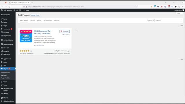 CartBoss Quick Wordpress/Woocommerce installation смотреть онлайн