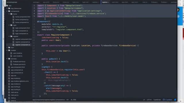 Continuation of building mobile app using Nativescript with Firebase смотреть онлайн