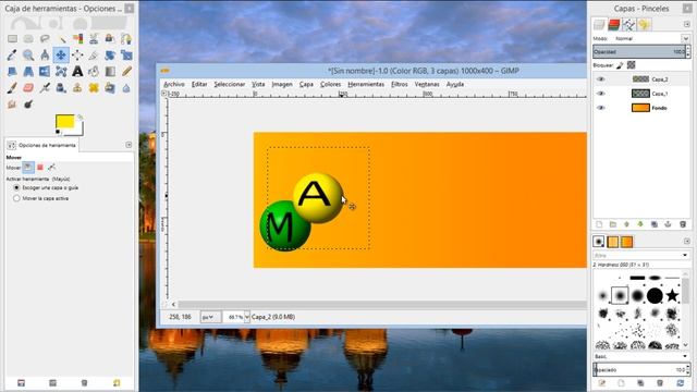 PUBLICAR EN LA WEB ESFERAS EN FORMATO GIF EN GIMP смотреть онлайн