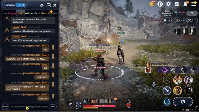 Tier 2 Node War Gameplay Devnath vs P厶NDOR厶 vs SิPARTAN - Black Desert Mobile смотреть онлайн
