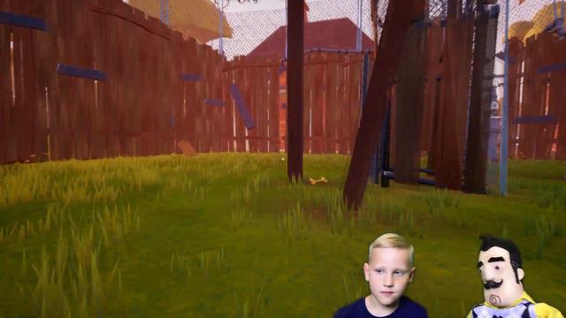 Сбегаем с помощью БАТУТА привет сосед АКТ 2 сосед раскрыл секрет смотреть онлайн