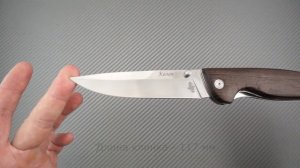 Складной нож Витязь "Калан" клинок 65Х13, рукоять дерево, краткий видео обзор и распаковка