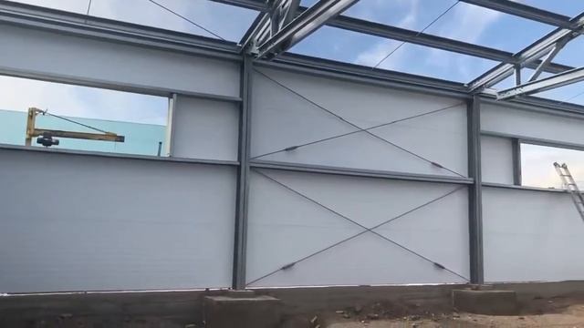 Склад из сэндвич панелей - г. Красноярск, ул. Брянская 135